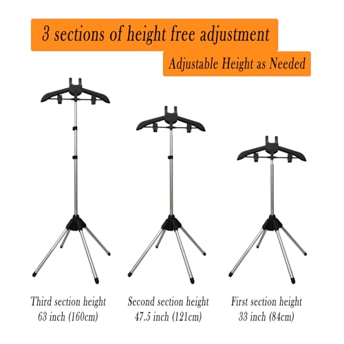 HomeToDou Handheld Garment Steamer Rack,Garment Hanger for Steaming Clothes,Steam Rack for Clothes,Steam Iron Steamer Hanger Standing