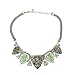 Fit&wit Crystal Statement Necklace Fashion Chunky Jewelry Choker Collar for Women Girls