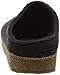 Haflinger Unisex Grizzly Slip-On,Charcoal,42 EU (US Women's 11 M, Men's 9 M)