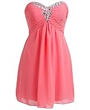 Fashion Plaza Strapless Bridesmaid Formal Evening Cocktail Party Dress D0143