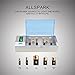 Universal Smart Battery Charger - LCD Display for AA/AAA/C/D/9V Ni-MH Ni-CD Rechargeable Batteries with Claimshell Cover and Over Temperature Protection