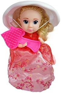 Cupcake Surprise Transform Princess Doll Scented Peanut Butter (Including Comb and Hats White) Tall 6 Inch