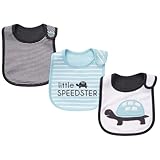 Carter's Baby Boys' 3-Pack Teething Bibs - Turtle - One Size