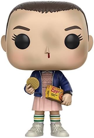 Pop Stranger Things Eleven with Eggos Vinyl Figure, Styles May Vary - With/Without Blonde Wig (Limited edition)