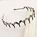 Demarkt Gril Women's Headband Handcraft Teeth Waves Hair Band (Grey)