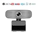 Webcam Streaming YouTube OBS Twitch Compatible Skype Webcam Full HD 1080P PC Camera Built-in Dual Microphones Computer Camera Compatible for Mac Windows 10/8/7
