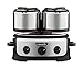 Crock-pot SCCPTOWER-S Swing and Serve Slow Cooker, Stainless Steel