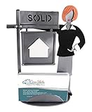 H & K Sculptures 6718BC Real Estate Female Business Card Holder