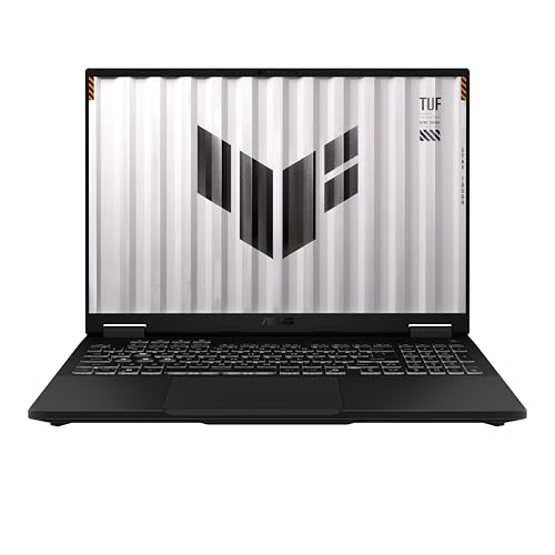 TUF Gaming A16 FA608UMI-TU205 - Ordenador Portátil Gaming de 16" WUXGA 144Hz (AMD Ryzen 7 260, 16GB RAM, 512GB SSD, RTX 5060 8GB, Sin Sistema Operativo) Gris Jager - Teclado QWERTY español