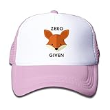 Kid's Zero Fox Given Trucker Mesh Baseball Cap Hat Trucker Hats Pink
