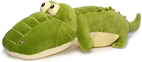 RockTrend Cute Crocodile Big Hugging Pillow Soft Plush Toy Stuffed Animals-Green 26.5"