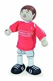 Budkins Soccer Player Footballer #5 Toy Figure, Red