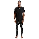 Zero Men's Leopard Pompous Hipster Religious Hip Hop T-Shirt