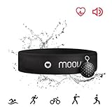 Moov HR Sweat, Swim Tracker Heart Rate Monitor& Audio Coach, Bluetooth Headband, Running HIIT Cycling For Android and iOS