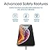 TechMatte Wireless Charger. Qi-Certified Fast Wireless Charging Pad for 7.5W iPhone Xs Max,XS,XR,X,8,8+ and 10W Galaxy S10+,S10,S10E,S9,Note9 Textured Design (No AC Adapter, 5foot Cable Included)