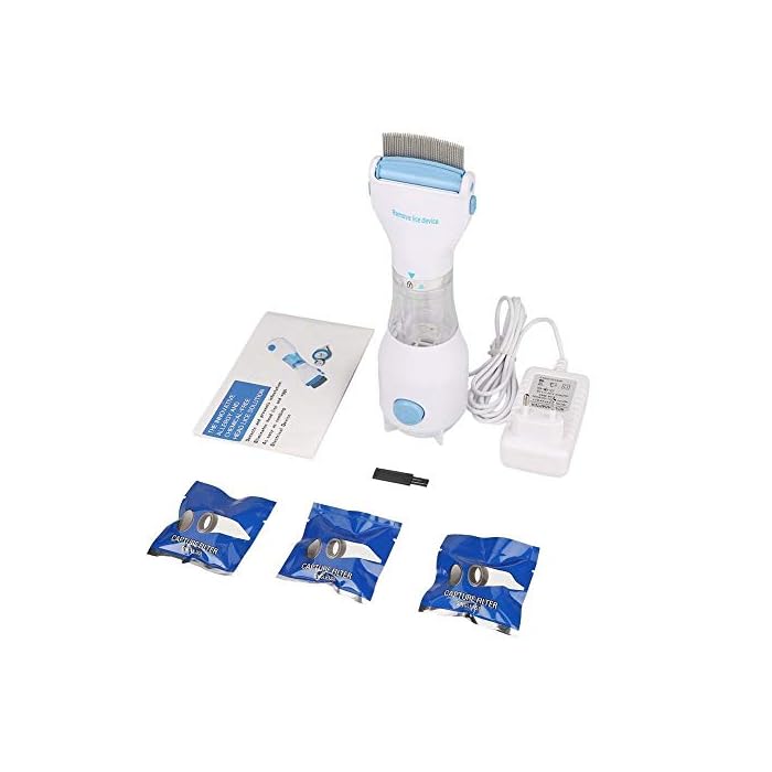 VH Electric Lice comb - Head Vacuum Lice comb Electric Capture Pet Filter Lice Treatment