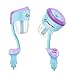 KBAYBO Car Humidifier Aromatherapy Essential Oil Diffuser Car Charge Air Purify Aroma Diffuser with Dual USB Car Charger(Blue Purple)