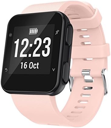 For Garmin Forerunner 35 Watch Band, Womail Luxury Sports Soft Silicone Wrist Watch Replacement Band Strap (Pink)