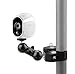 Clamp Mounting Bracket,5.5 Inch Arm Clip Holder Mount Compatible with Arlo Essential,Arlo pro,Arlo go,Arlo pro 2 Security Camera