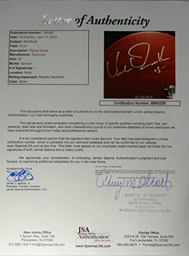 3 Autographed+Epiphone+Certified+Authentic+BB02329