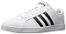 adidas Men's Baseline Fashion Sneakers, White/Black, (9 M US)