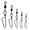 Sougayilang-Fishing-Rolling-Swivel-with-Coast-Lock-Snap-Stainless-Steel-Black-Nickel-Fish-Swivels Sougayilang-Fishing-Rolling-Swivel-with-Coast-Lock-Snap-Stainless-Steel-Black-Nickel-Fish-Swivels