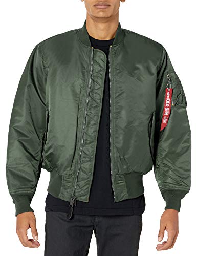 Amazon Com Alpha Industries Men S Ma 1 Flight Bomber Jacket Clothing