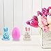 Totem World 12 Plush Bunny Filled 3'' Colorful Easter Eggs Basket Stuffers Plush Bunnies Plastic Easter Eggs Fillers Kids Party Favors Surprise Easter Eggs Hunt Games Supplies Birthday Gifts Toddler Girls Toys Goodies Bags