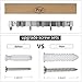 Piyl Broom Mop Holder Wall Mount Broom Hanger Wall Mounted Metal Organization Garage Storage Garden Kitchen Tool Organizer With 4 Racks and 5 Hooks (Silver, 1 Pack 3R4H)…