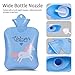 Hot Water Bag,Hot Water Bottle Rubber Warm Water Bag Pouch with Soft Plush Hand Waist Cover for Neck and Shoulder, Back,Hand, Legs, Waist Warm,Period Cramps Pain Relief.