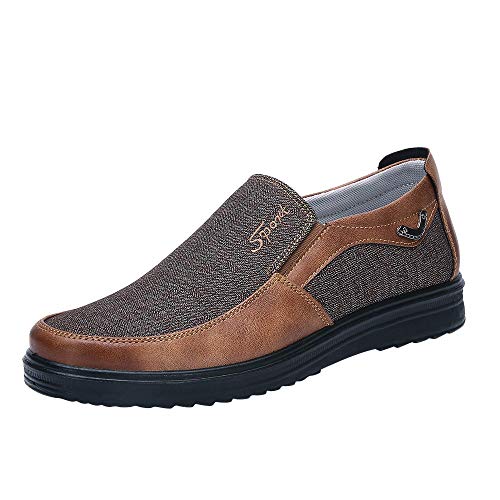 Caopixx Shoes for Men’s Loafers Lightweight Driving Shoes Soft Penny Casual Snow Shoes