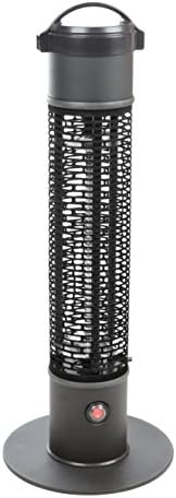 1,000 Watt Indoor/Outdoor Portable Electric Infrared Space Heater - Gray
