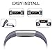 Fitbit Alta HR Bands, Vancle Classic Accessory Alta HR and Alta Band Replacement Wristband for Fitbit Alta 2016 / Fitbit Alta HR (Gray, Small)