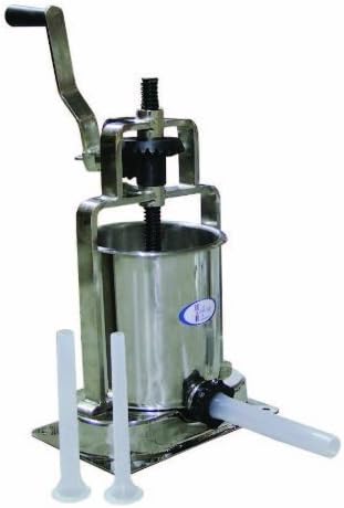 Omcan FMA (7KVSSL) 15lb Manual Vertical Sausage Stuffer 7kg Stainless by FMA Omcan Food Machinery