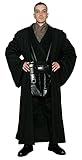 Jedi-Robe Men's Star Wars Anakin Skywalker Tunic Set And Robe Large Black