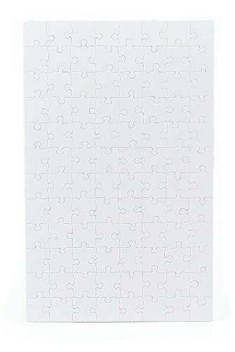 Hygloss Products Blank Jigsaw Puzzle â€“ Compoz-A-Puzzle â€“ 10 x 16 Inch - 96 Pieces, 4 Puzzles with Envelopes