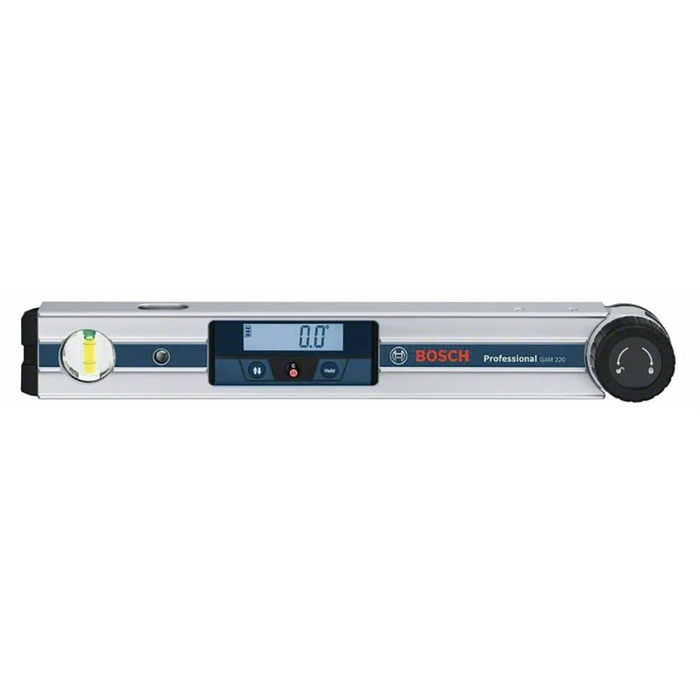 Bosch Professional Digital Angle Measurer GAM 220 (Measurement range: 0-220º, arm length: 40 cm)