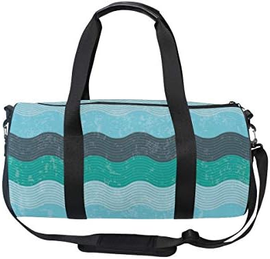 スポーツバッグ セール 登場から人気沸騰 ジム 大容量 軽量 旅行 かわいい おしゃれ 男女兼用 2way ショルダーポーチ付き 多機能 波 ボストン バッグ シューズ収納