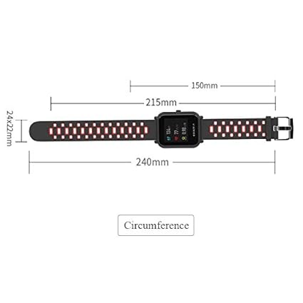 Amazon.com: LingStore 20mm Sports Silicone Wrist Strap ...