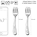 Kids Forks, E-far Stainless Steel Toddler Baby Fork Set, Non-toxic & Cute Animals Pattern, Matte Polished & Dishwasher Safe - 6 Pack