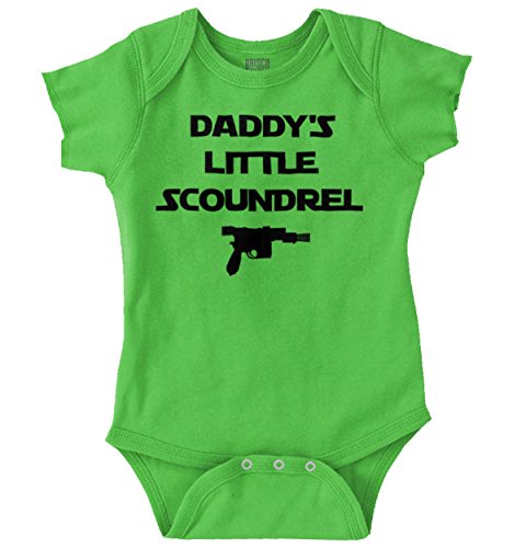Daddys Little Scoundrel Sci-Fi Star Gift T Romper Bodysuit