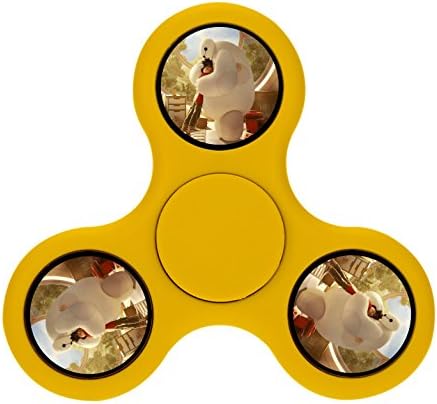 3D Printing Baymax Hero High-speed Peg-tops Finger Fidget Spinner Hand Safety Toy for Relieve Stress