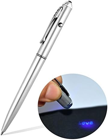 1pc Office Supplies Invisible Ink Pen with UV Light Magic Marker Secret Message Spy Pen Ballpoint
