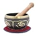 Tibetan Velvet Embroidered Small Singing Bowl Cushion Double Dorji