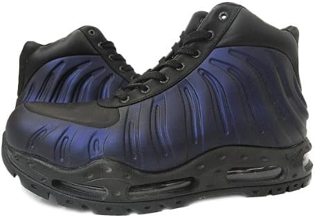 black foamposite boots
