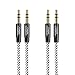 CableCreation 2-Pack 3.5mm Aux Cord(3FT/0.9M), 3.5mm Male to Male Stereo Audio Cable for Car, Headphones, Smartphones, Echo-Dot, Home/Car Stereos, Laptops, Speaker & More