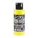 Createx Wicked Colors W024 Fluorescent Yellow 2oz. water-based universal airbrush paint. by SprayGunner