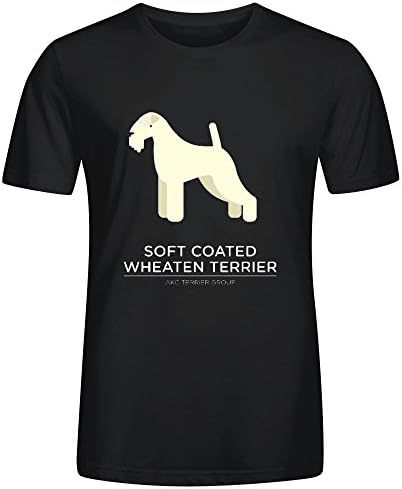 Wheaten Terrier Fgv O Neck T-Shirts For Men Black