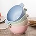 choary Lightweight & Unbreakable Wheat Straw Bowls for baby child, Set of 4 Dishwasher Microwave Safe bowls, Non Toxic, Eco Friendly & Reusable Snack small bowls.