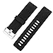 ENGIVE Fitbit Blaze Accessory Band, Classic Soft Flexible Silicone Replacement Sport Bracelet Smart Watch Accessories Strap Bands for Fitbit Blaze Smart Fitness Watch(Large, Black)